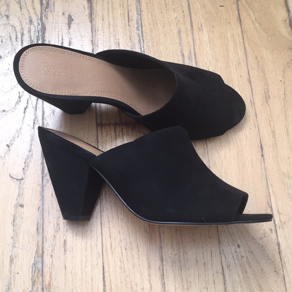 ASOS Black Suede Mule