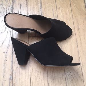 ASOS Black Suede Mule