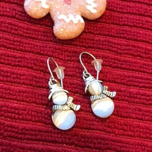 Snowman earrings