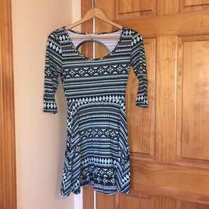 Aztec design dress