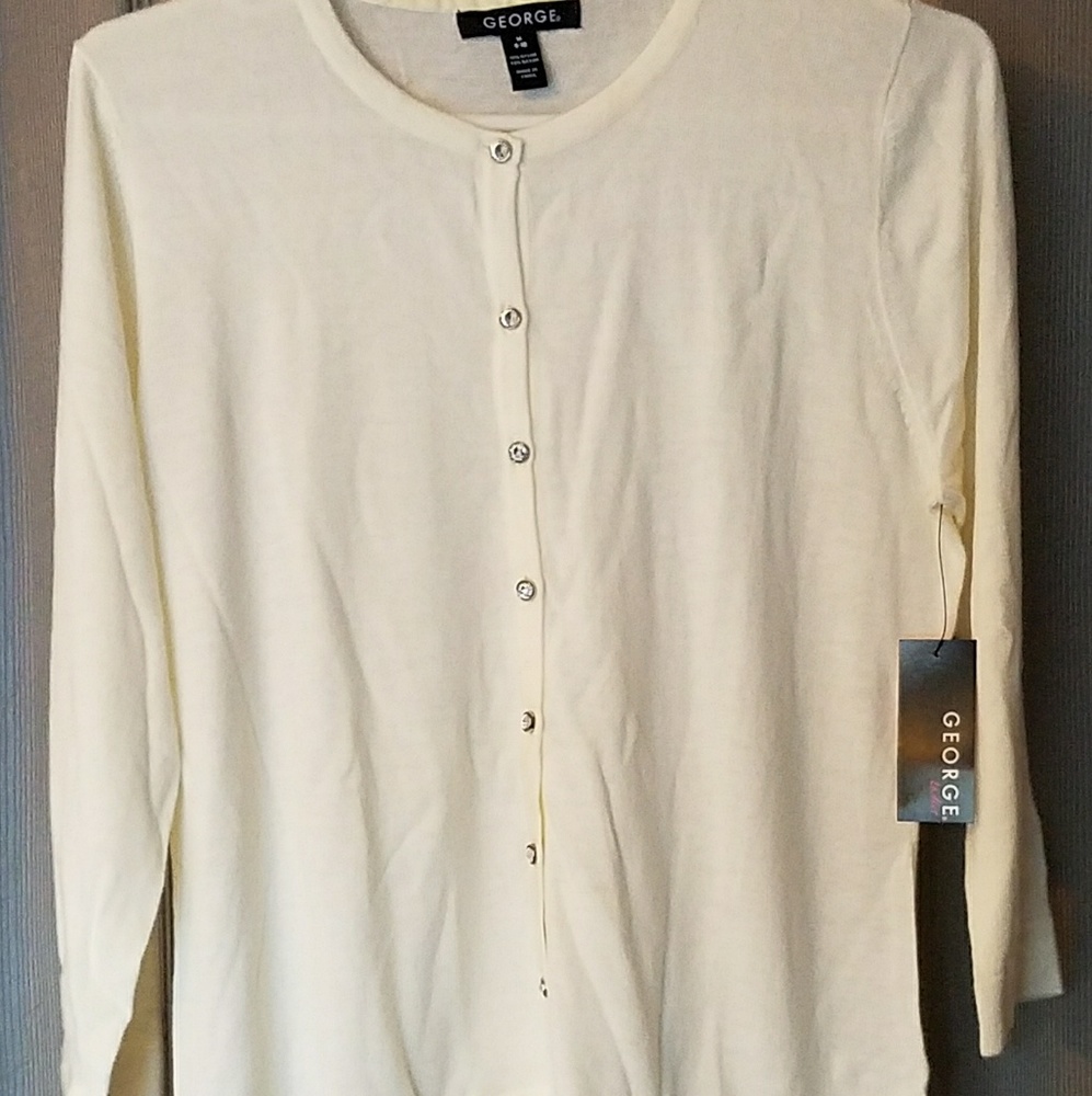 Very soft White cardigan