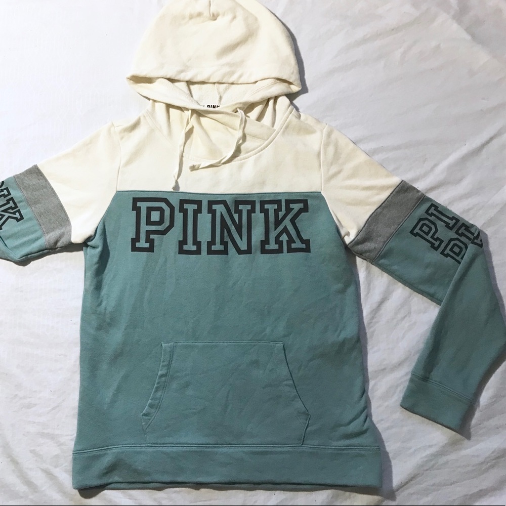 VS PINK - Two-Toned Sweater Hoodie
