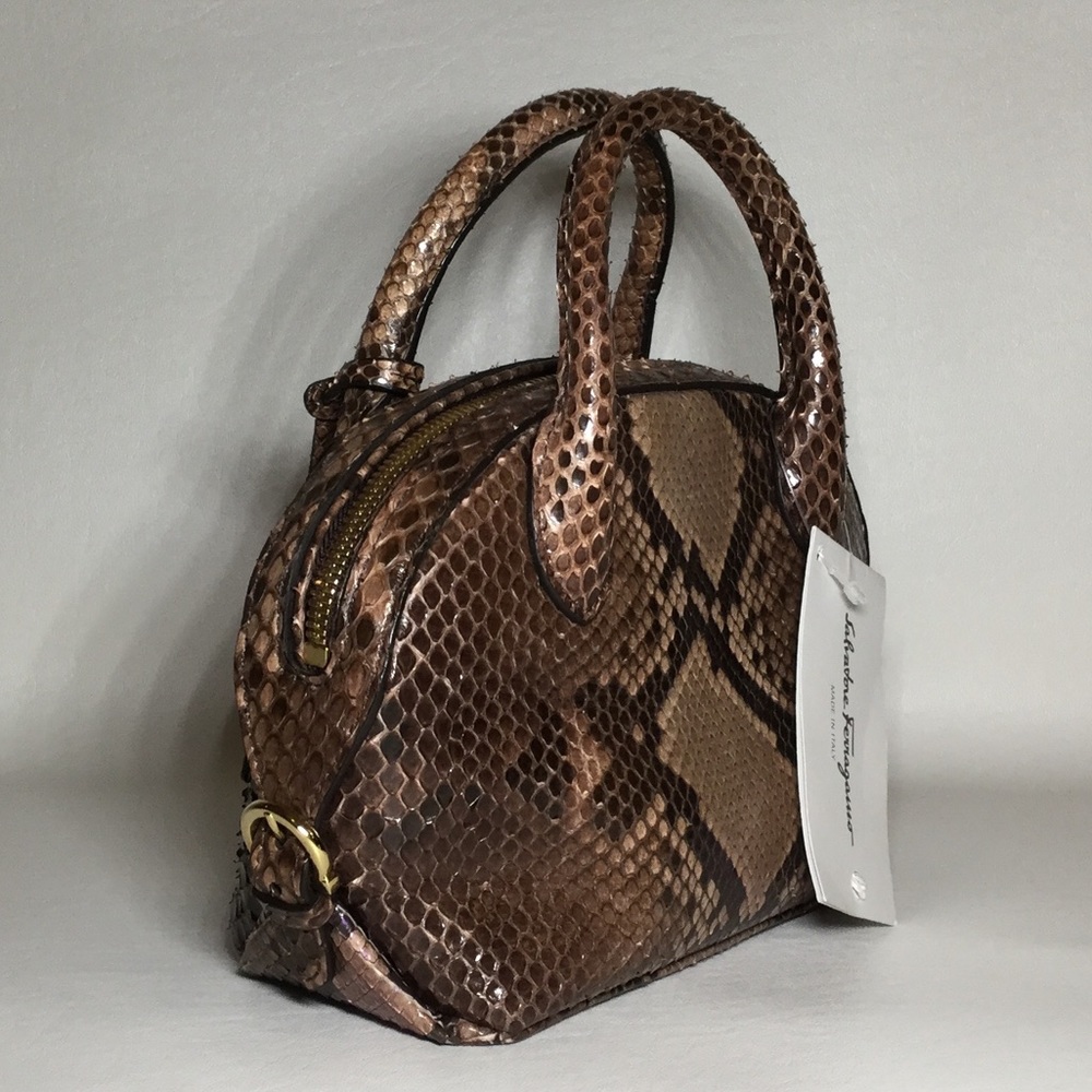 SOLD Salvatore Ferragamo Python Mini Fiamma - Picture 7 of 7