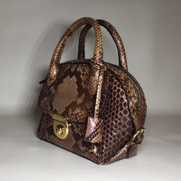 SOLD Salvatore Ferragamo Python Mini Fiamma - Picture 4 of 7