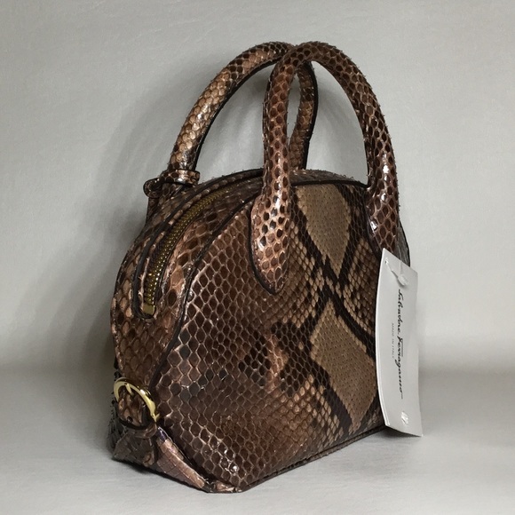 SOLD Salvatore Ferragamo Python Mini Fiamma - Picture 7 of 7