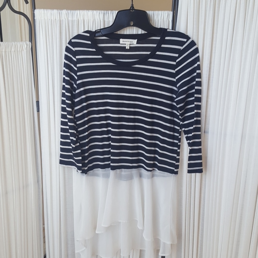 Women's striped top (M)