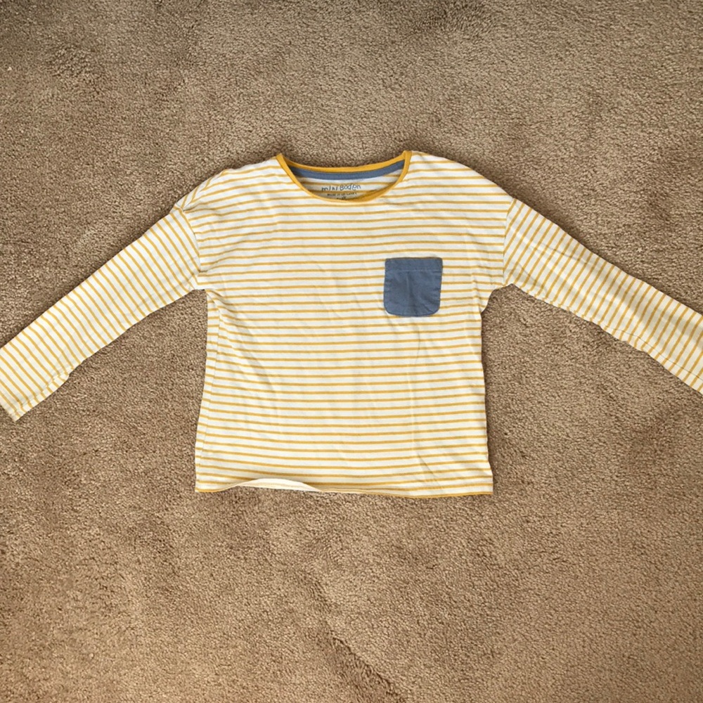 mini boden Long sleeved striped shirt