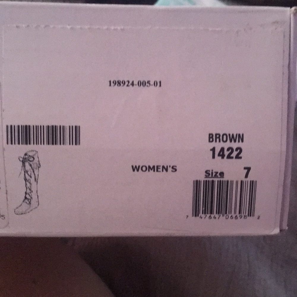 Minnetonka Knee High Fringe Boots