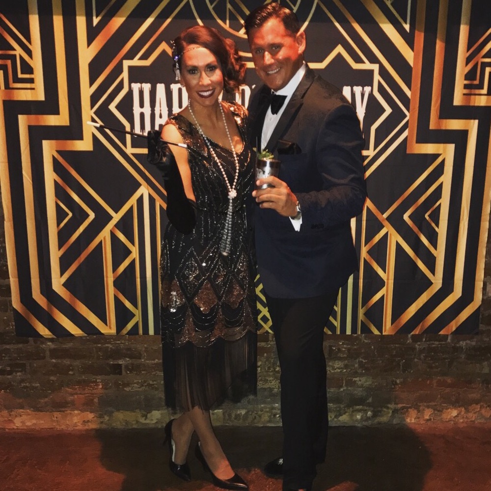 Black and gold party / great Gatsby themed dresss