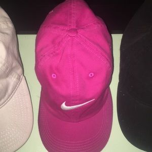 Pink nike baseball hat