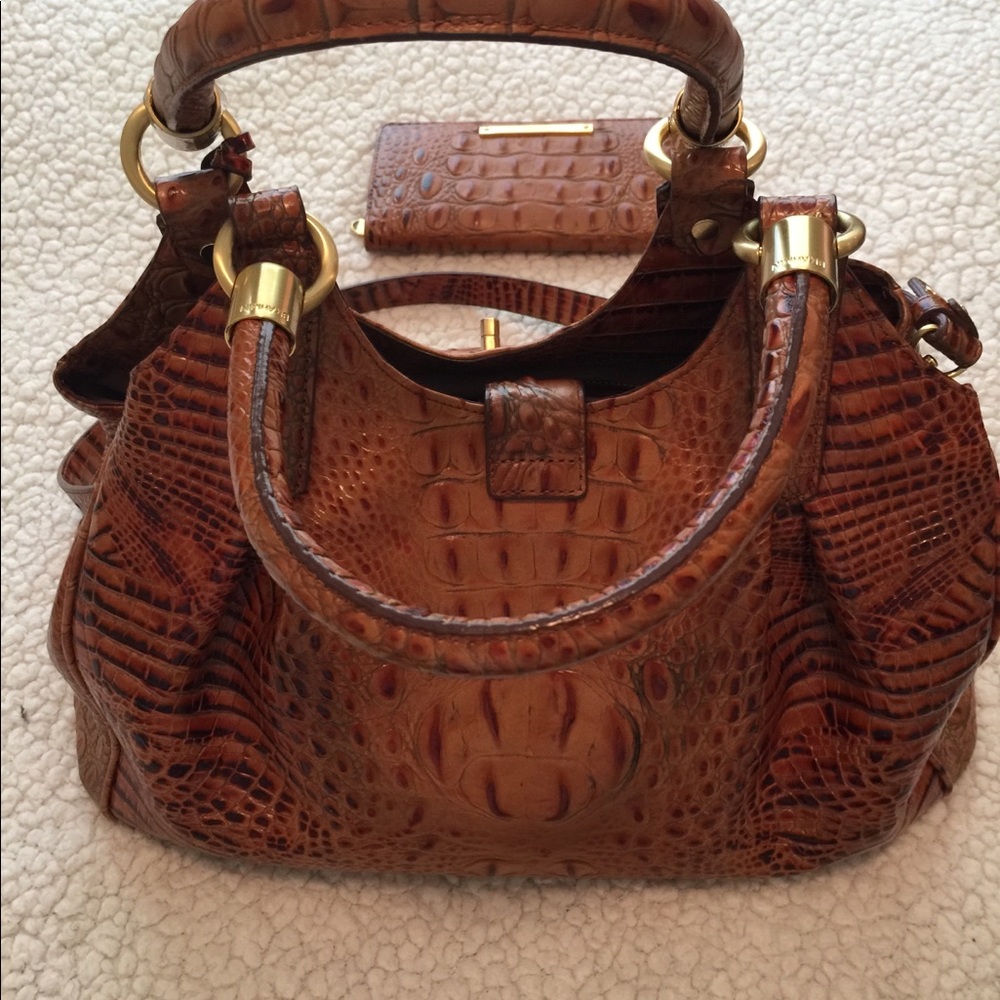 BRAHMIN MELBOURNE ELISA TOASTED ALMOND.    WALLET