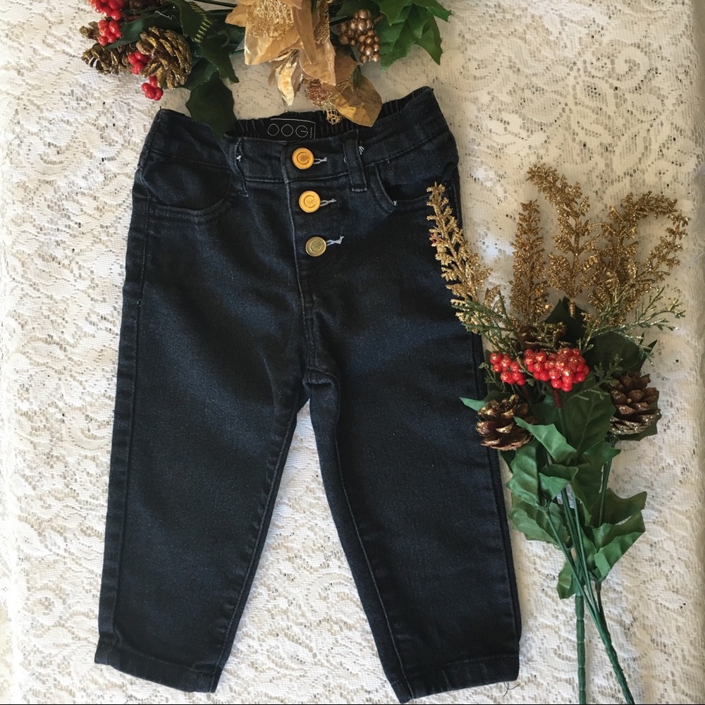 🍼 Coogi Baby Vintage Coogi Jeans 18mos Baby Black Jeans Coogie Love 90’s