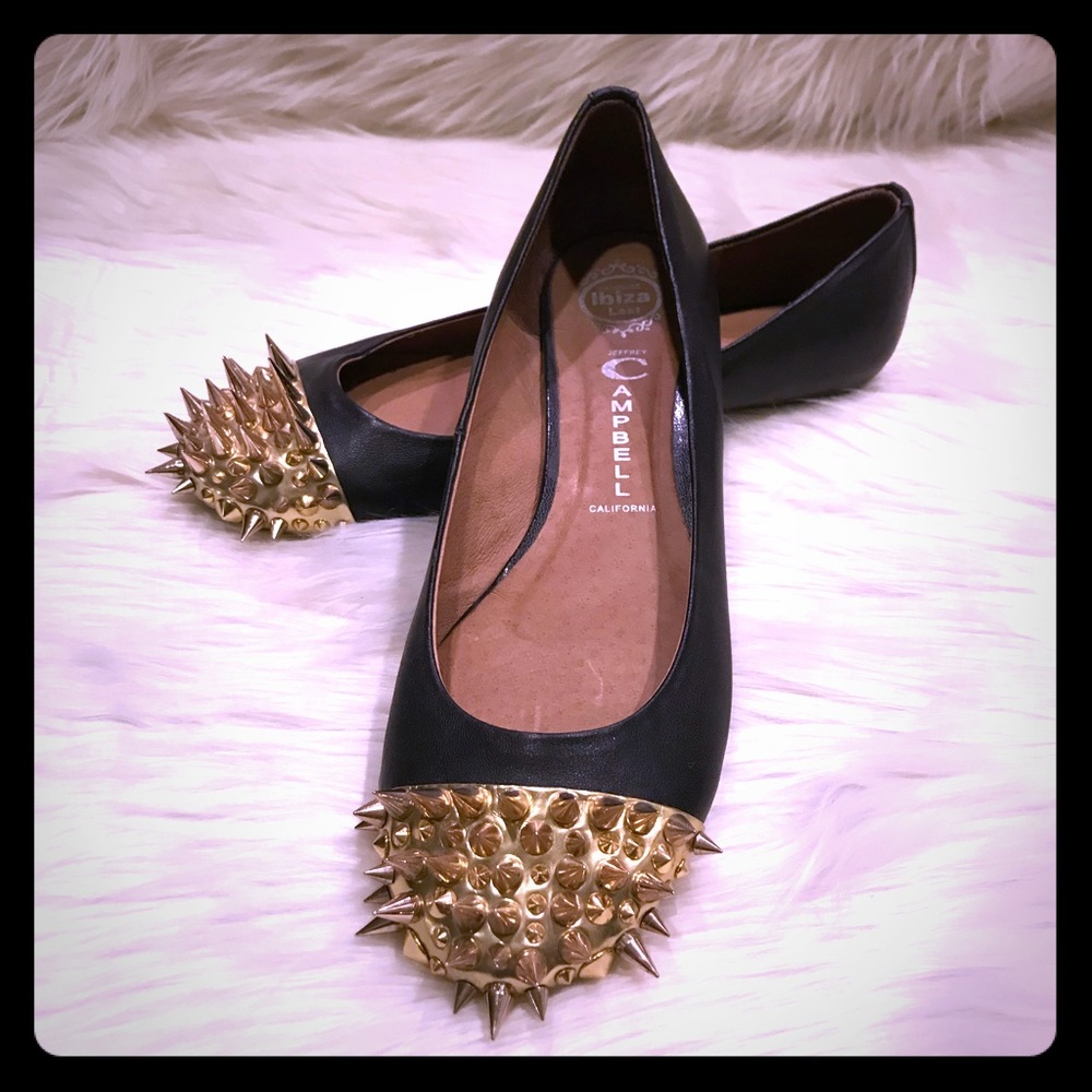 Jeffrey Campbell “ Margo” spiked flats