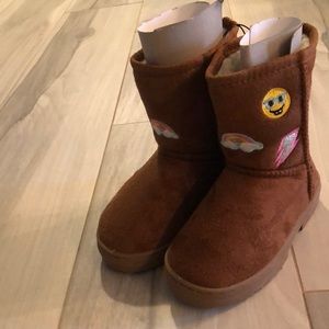 brand new with tags! Emoji furry boots