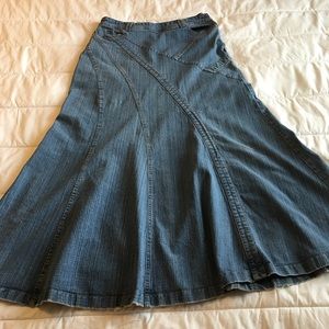 Light Jean skirt from new creation.