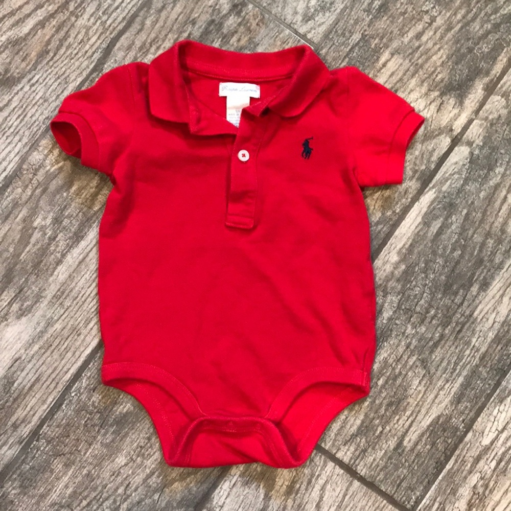 ⛺️Ralph Lauren onesie polo size 9 months