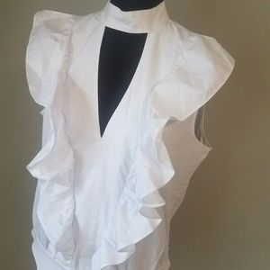 K/lab Bodysuit style sleeveless top