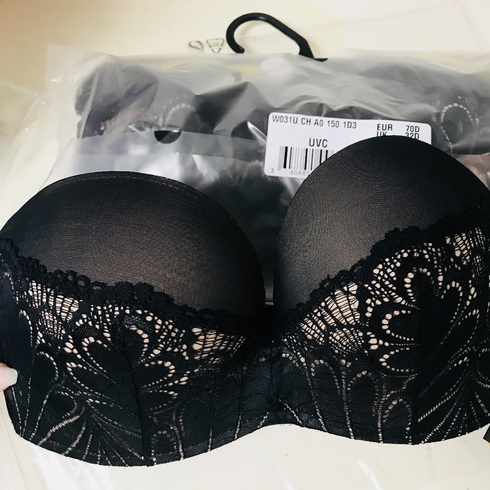 NWT Ultimate Strapless Lace Glamour 32D