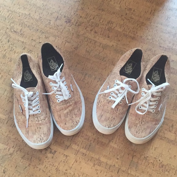 vans cork shoes