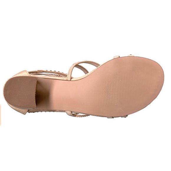 LAST 🔘 Strappy Sexy Embellished Zip Close Sandals - Picture 5 of 8