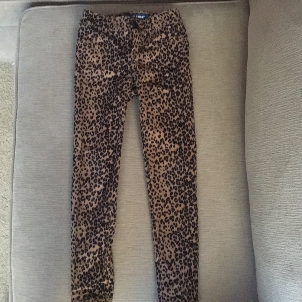 Cheetah print jeggings