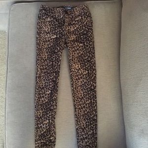 Cheetah print jeggings
