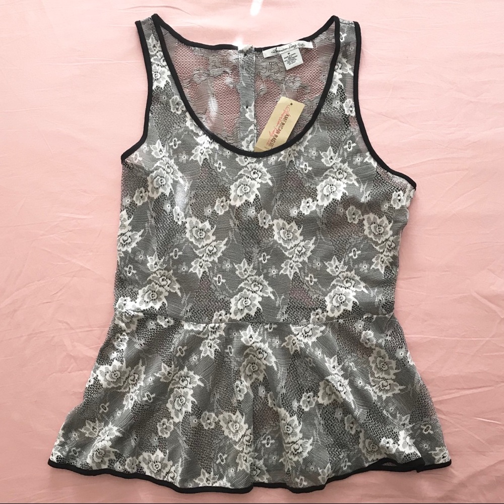 American Rag Lace Top NWT