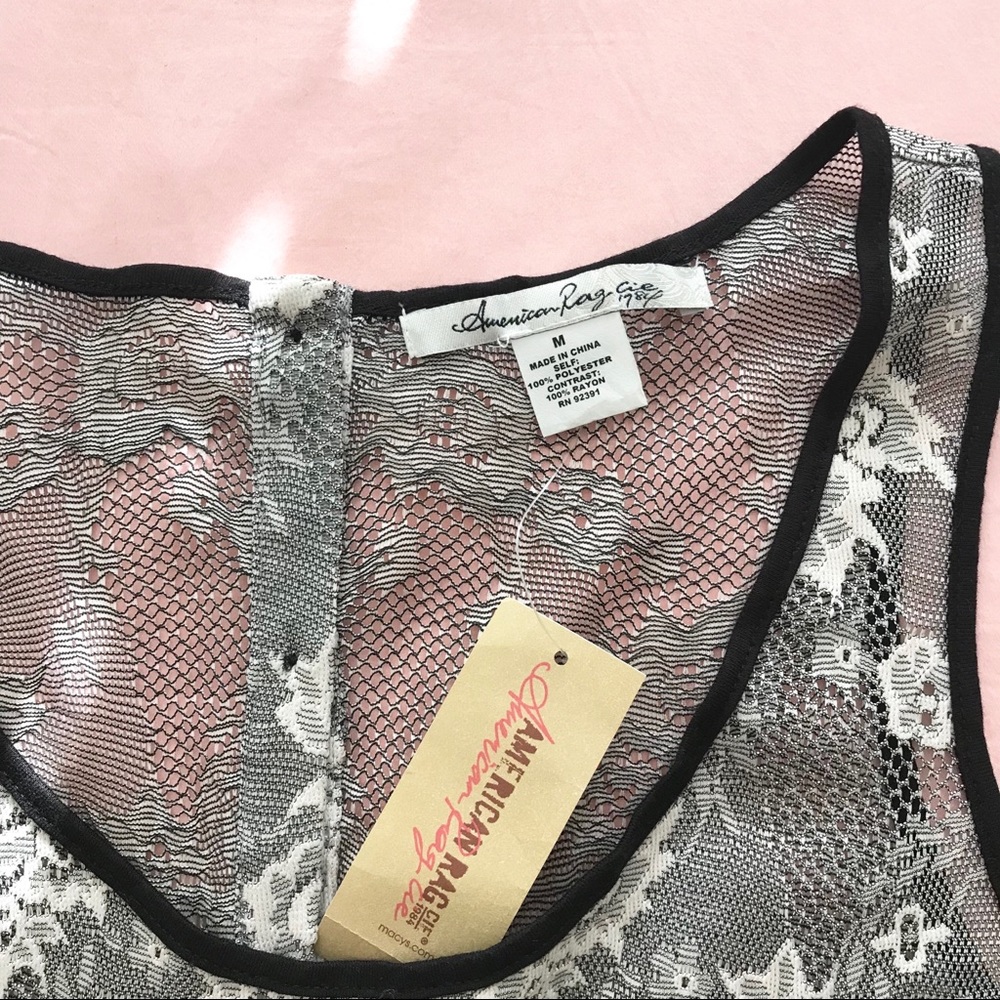 American Rag Lace Top NWT - Picture 2 of 6