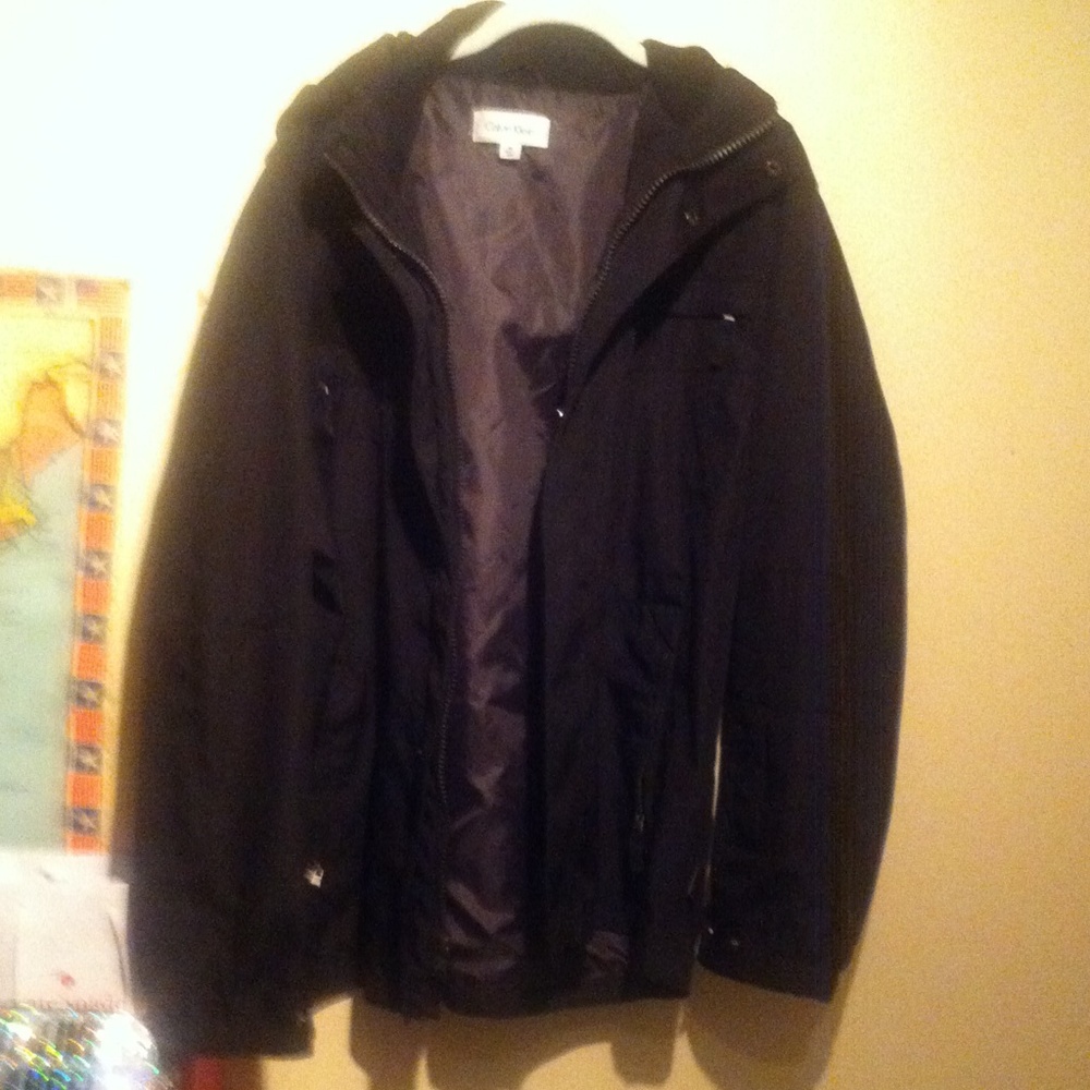 Calvin Klein men's medium jacket black NWT