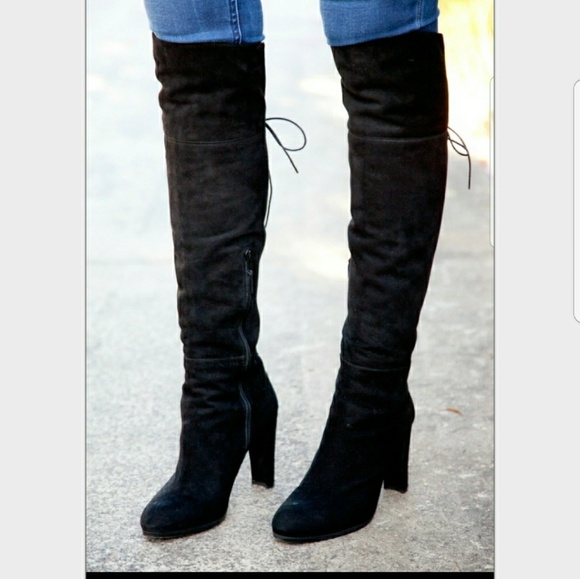 Authentic Stuart Weitzman Lace Me Up Boots - Picture 6 of 6