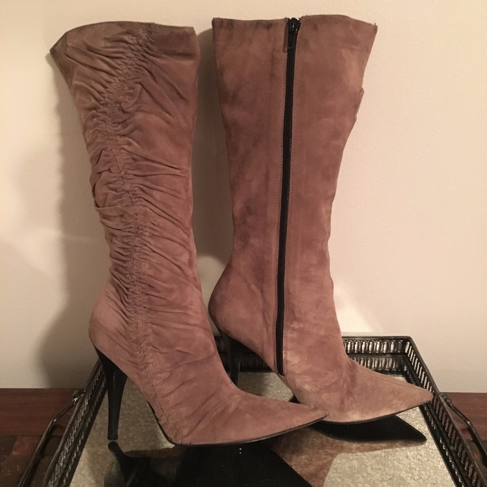 Pegabo - Mauve - Women's Suede Boots