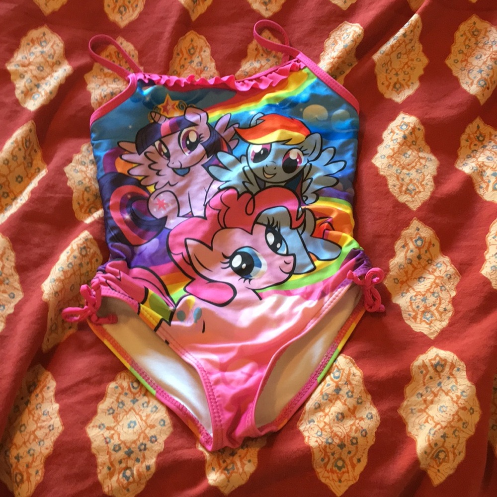 My Little Pony girl’s one piece swimsuit. Size 6