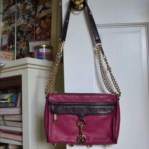 Rebecca Minkoff Pink/Purple Mini M.A.C Crossbody