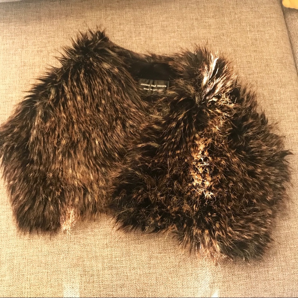 Faux fur scarf from Anthropologie