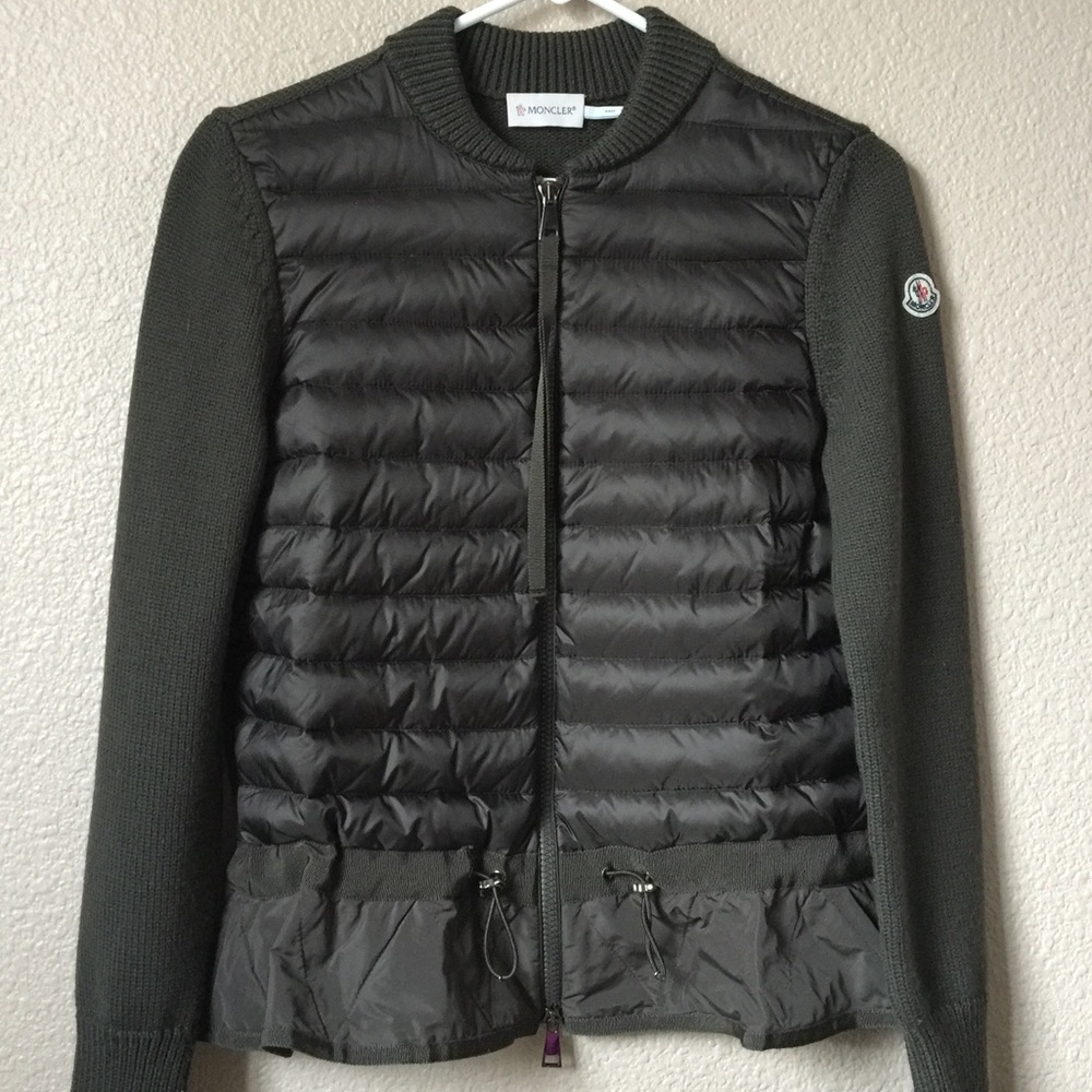 Moncler maglia knit puffer