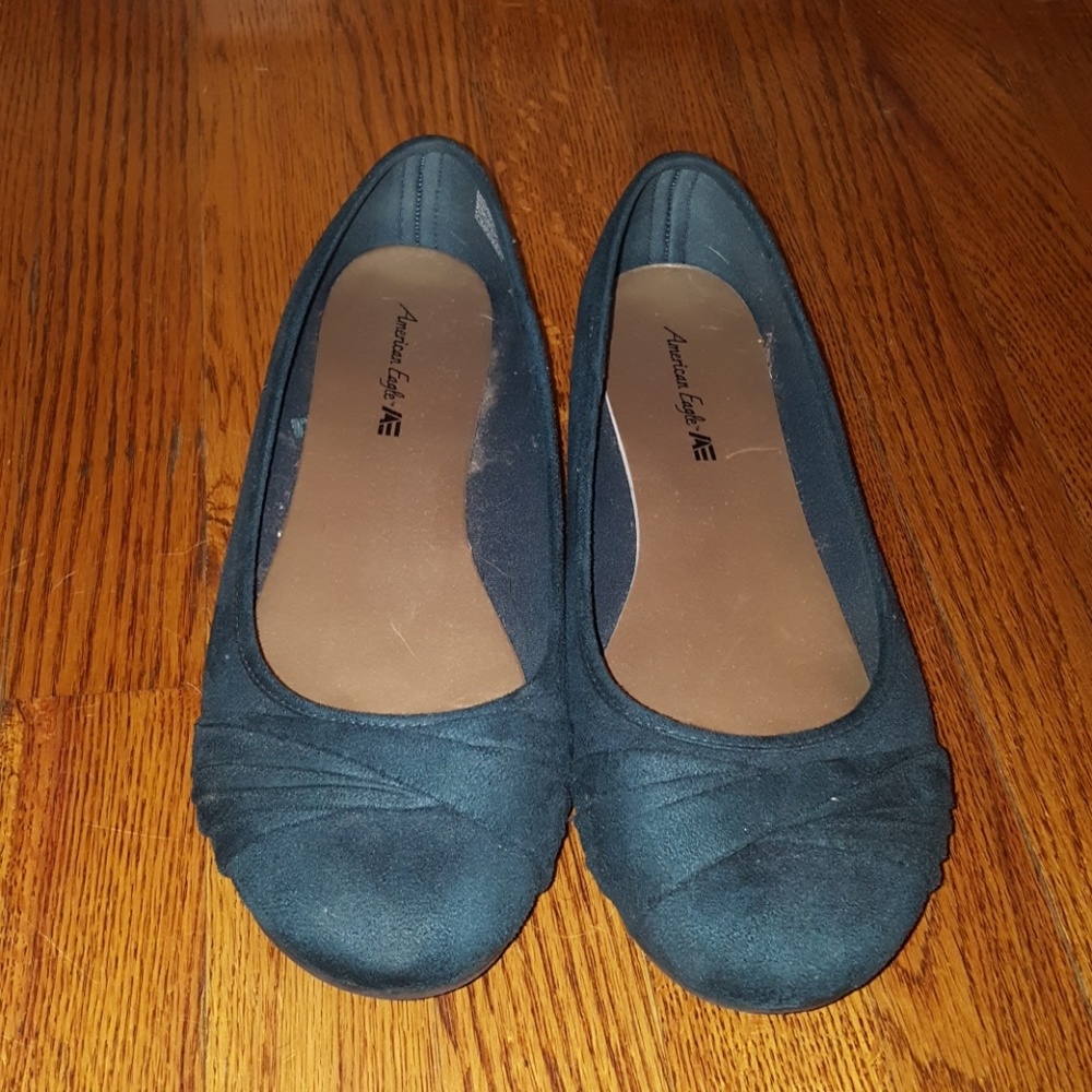 Green wide flats