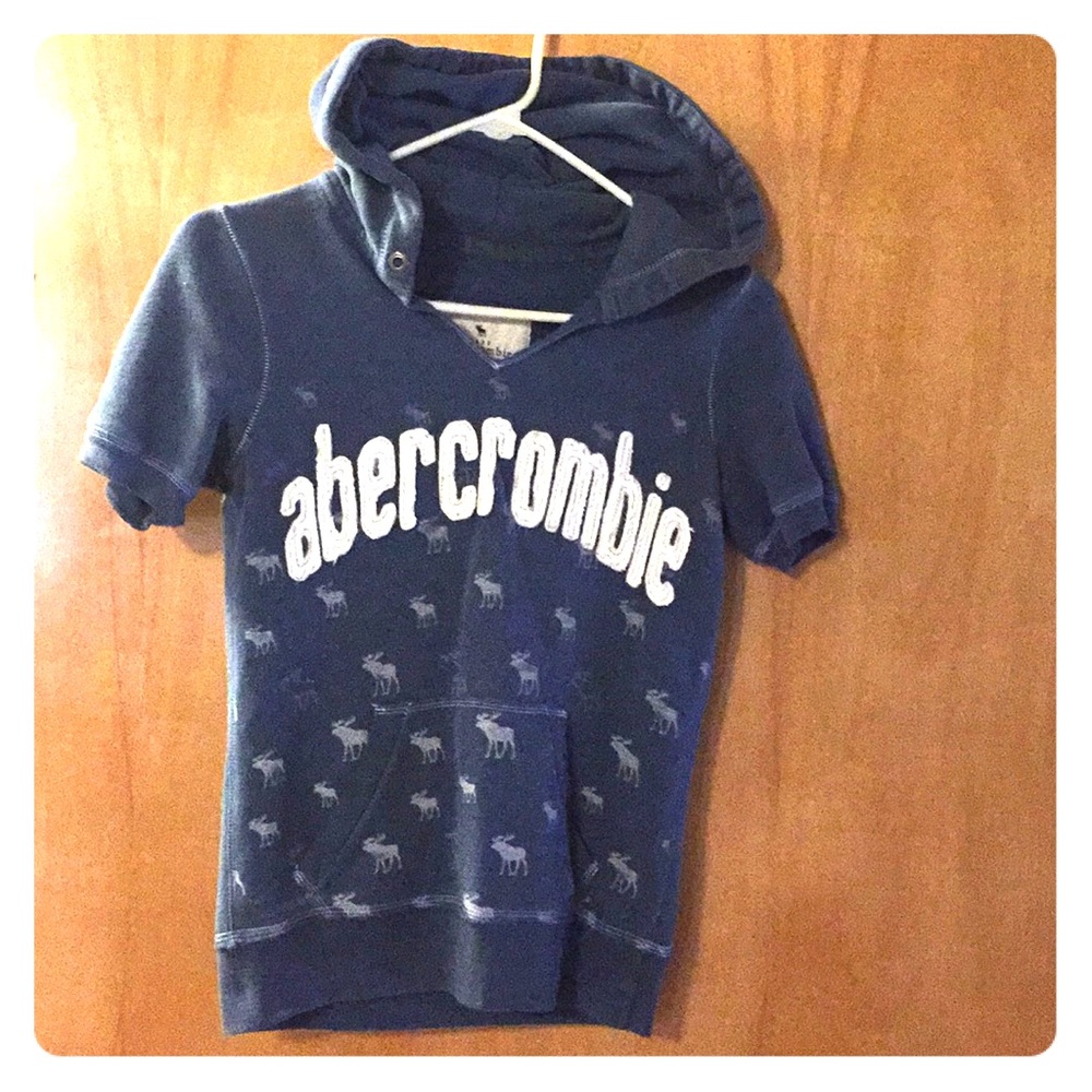 Abercrombie kids short sleeve hoodie