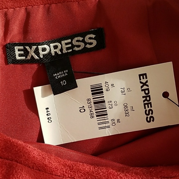 MORE RDUCED NWT Express laser cut mini skirt - Picture 6 of 8