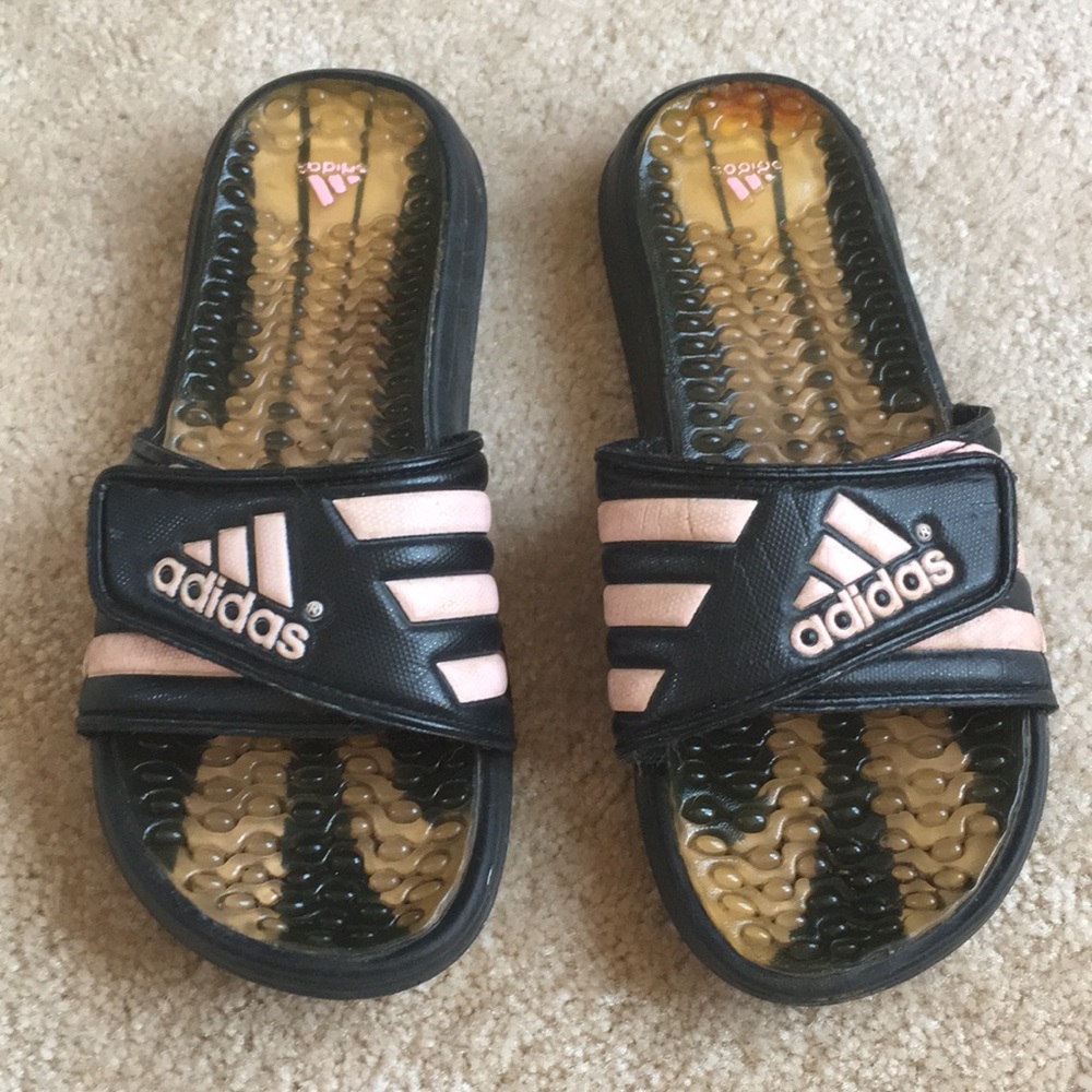 Adidas slip on sandals