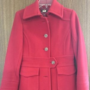 Military Style Tailored Wool Jacket