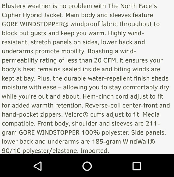 The North Face men's large soft shell jacket - Picture 8 of 8