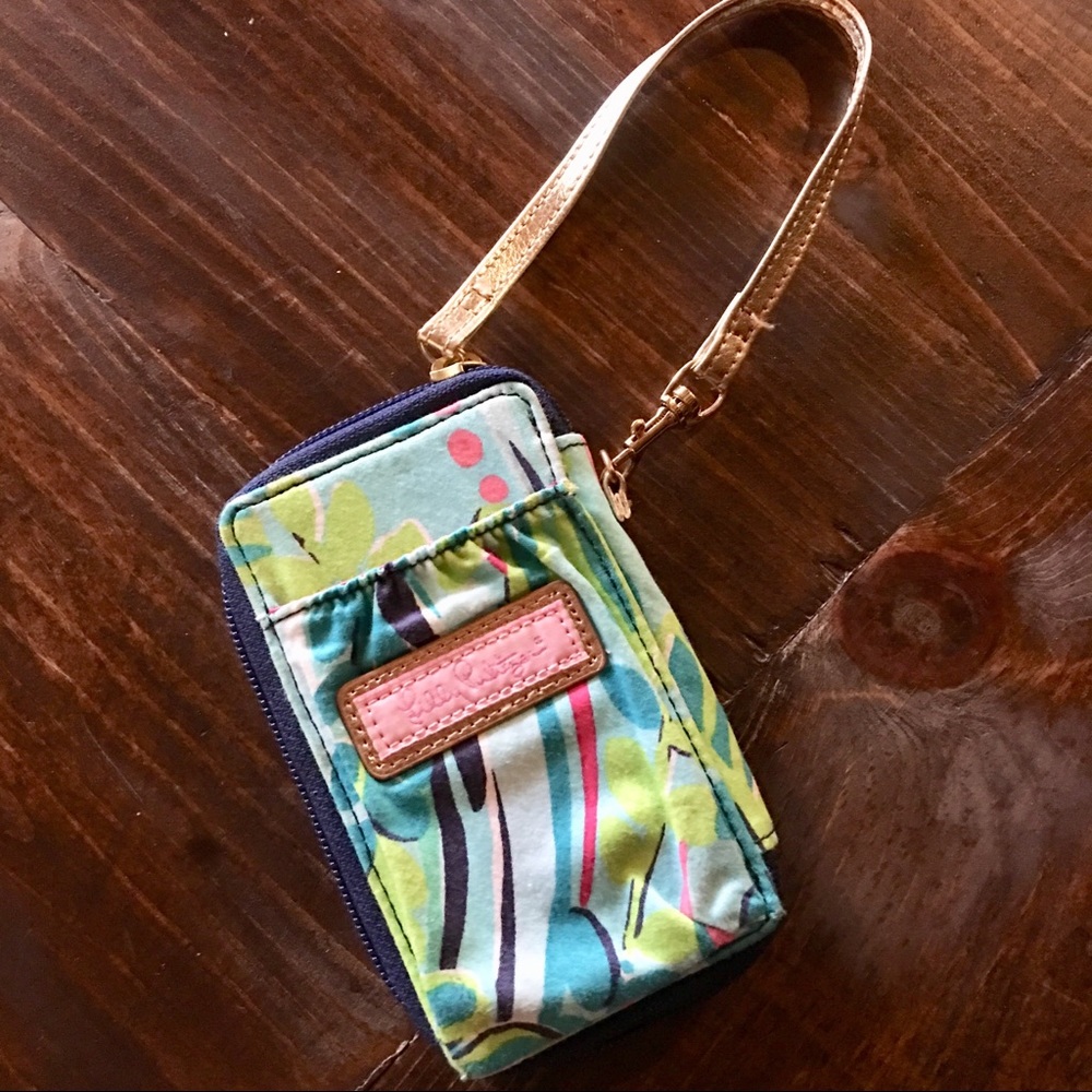 **Sold**Lilly Pulitzer Wild Colorful Wristlet