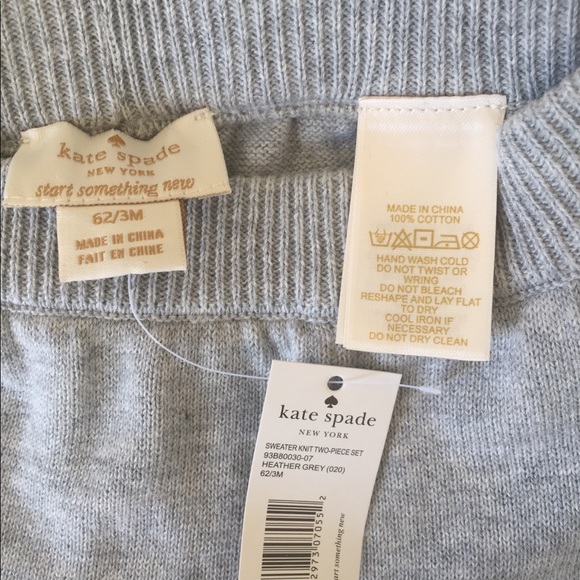 SOLD Kate Spade heather gray two-piece set - Picture 4 of 5