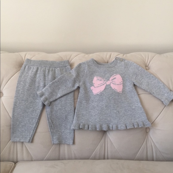 SOLD Kate Spade heather gray two-piece set - Picture 2 of 5