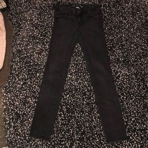 Black American Eagle Skinny Jeans Size 4 Long