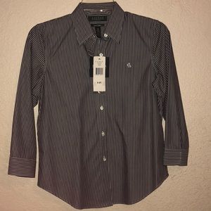 Brand new Ralph Lauren striped blouse!