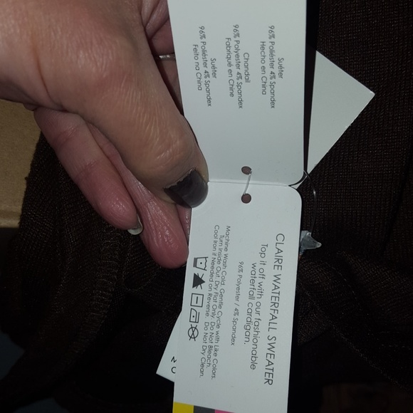 Claire Waterfall Sweater Cardigan - Picture 3 of 5