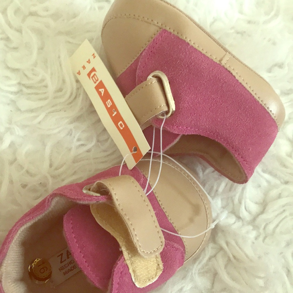 Zara baby girl soft sole shoes...