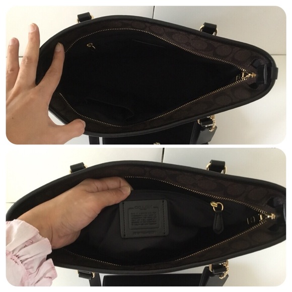 🍀Authentic Coach ZIP Top Tote With Wallet NWT. - Picture 6 of 8