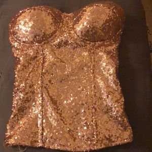 Gold corset!